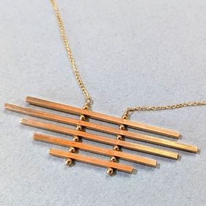 NWT Favor Jewelry 'Thunderbird' 14k Gold Fill Pendant Necklace